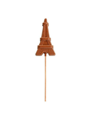 Piruleta de Chocolate con Leche Torre Eiffel...