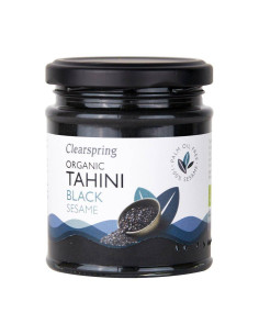Tahini Orgánico - Sésamo Negro 170gr. Clearspring.