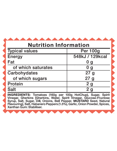 HotChup 1* (Escala Scoville: 5.000) 275gr. Mic's Chilli