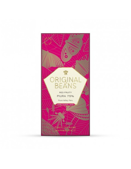 Piura Porcelona 75% Cacao Bio Tableta 70g. Original Beans