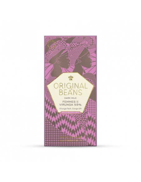 Femme de Virunga 55% Cacao Bio Tableta 70g. Original Beans
