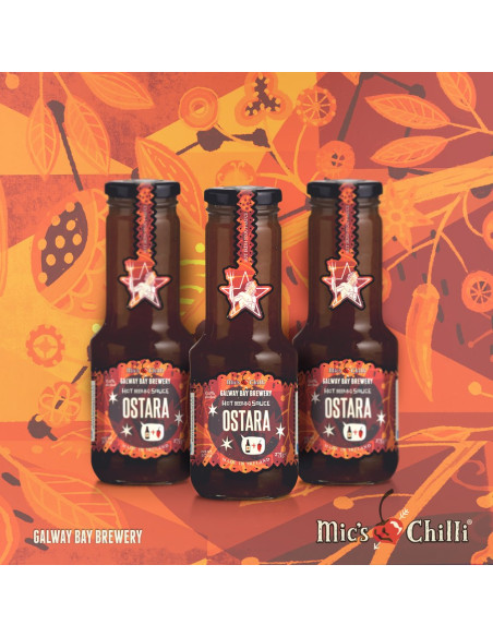 Ostara Salsa Barbacoa con Cerveza Negra Irlandesa (Escala Scoville: 7500) 275gr. Mic's Chilli